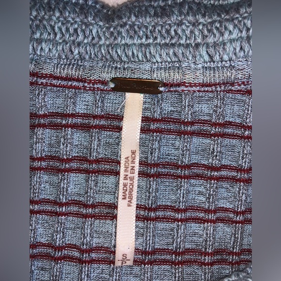 Free people knit collared, long sleeve T-shirt - Picture 5 of 6